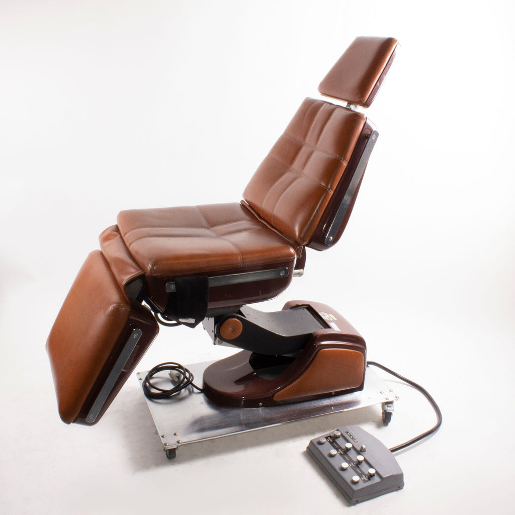 DEXTA MK52-S Brown Adjustable Vintage Surgical Procedure Tattoo Chair