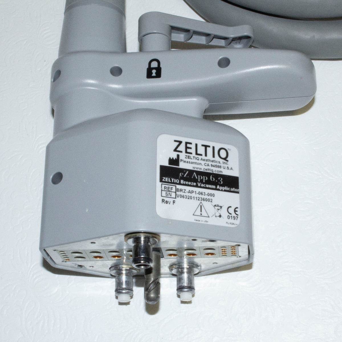 2011 Zeltiq CoolSculpting eZ App 6.3 Vacuum Applicator Handpiece BRZ- AP1-063-00