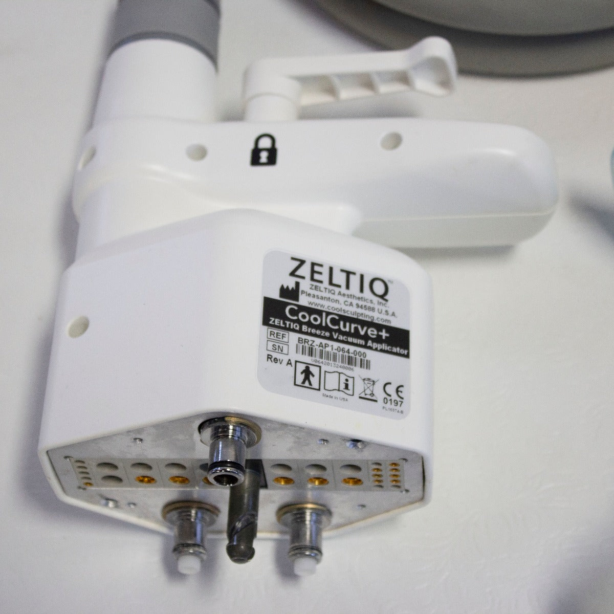 2013 Zeltiq CoolSculpting CoolCurve+ Vacuum Applicator Handpiece BRZ- AP1-064-00