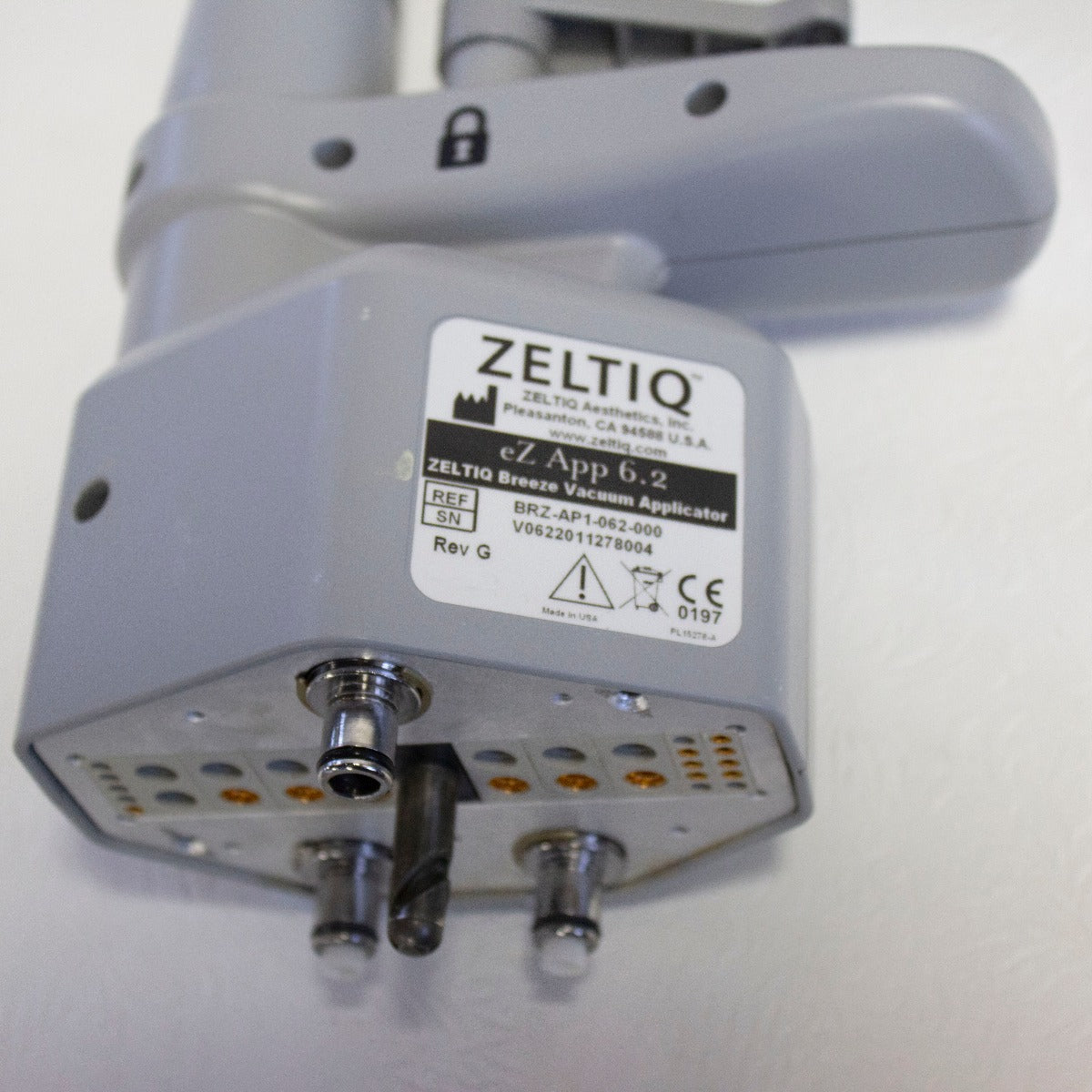 2011 Zeltiq CoolSculpting eZ App 6.2 Vacuum Applicator Handpiece BRZ- AP1-062-00