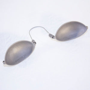 Oculo Plastik Durette II Regular Laser Patient Eye Shields Metal Opaque Goggles