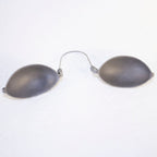 Oculo Plastik Durette II Laser Patient Eye Shield Metal Opaque Goggles - Regular