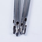 Lot of 4 Large Quick Screw Triport Cannulas 30x4 25x3.5 35x4 30x3 w/ 1 Handle