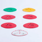 Lot of 7 Palomar Lux IPL Handpiece Plastic Label Name Plates G Rs Y PARTS AS IS