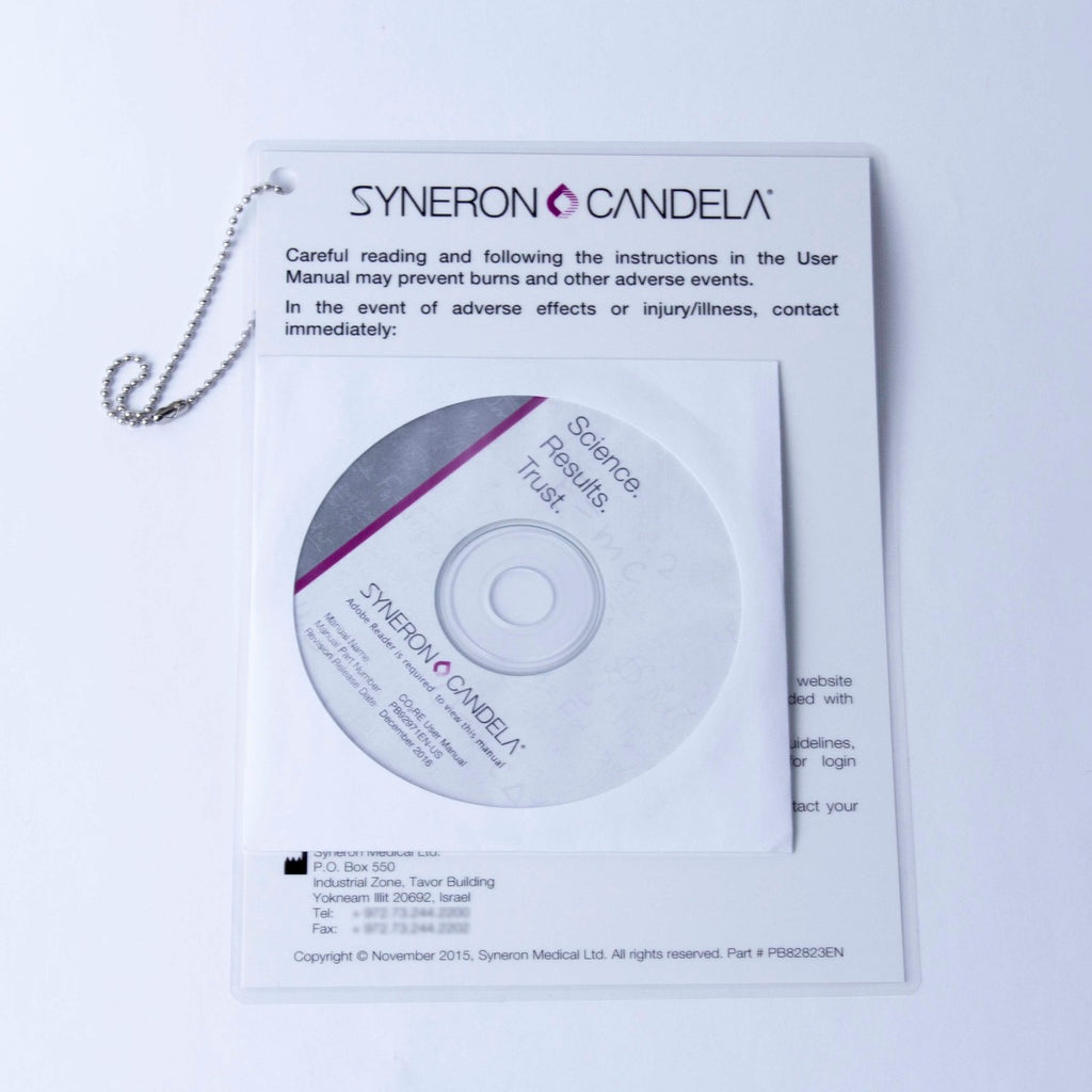 2016 Syneron Candela CO2RE Core 2 CO2 Laser Digital Operators Manual Original CD