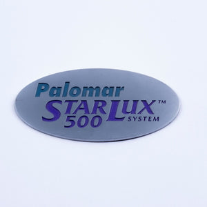 Palomar Starlux 500 Laser IPL Logo Plaque Name Plate Star Lux Emblem Oval