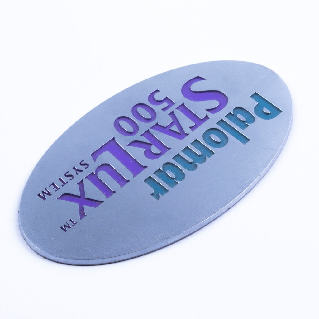 Palomar Starlux 500 Laser IPL Logo Plaque Name Plate Star Lux Emblem Oval