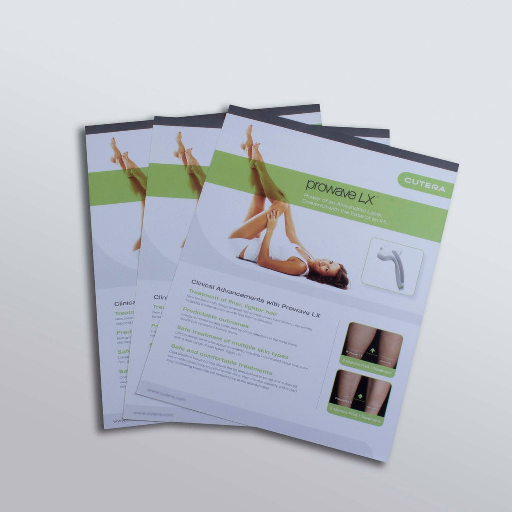 Cutera Prowave LX IPL Hair Removal Upgrade Handpiece Data Marketing Fact Sheets