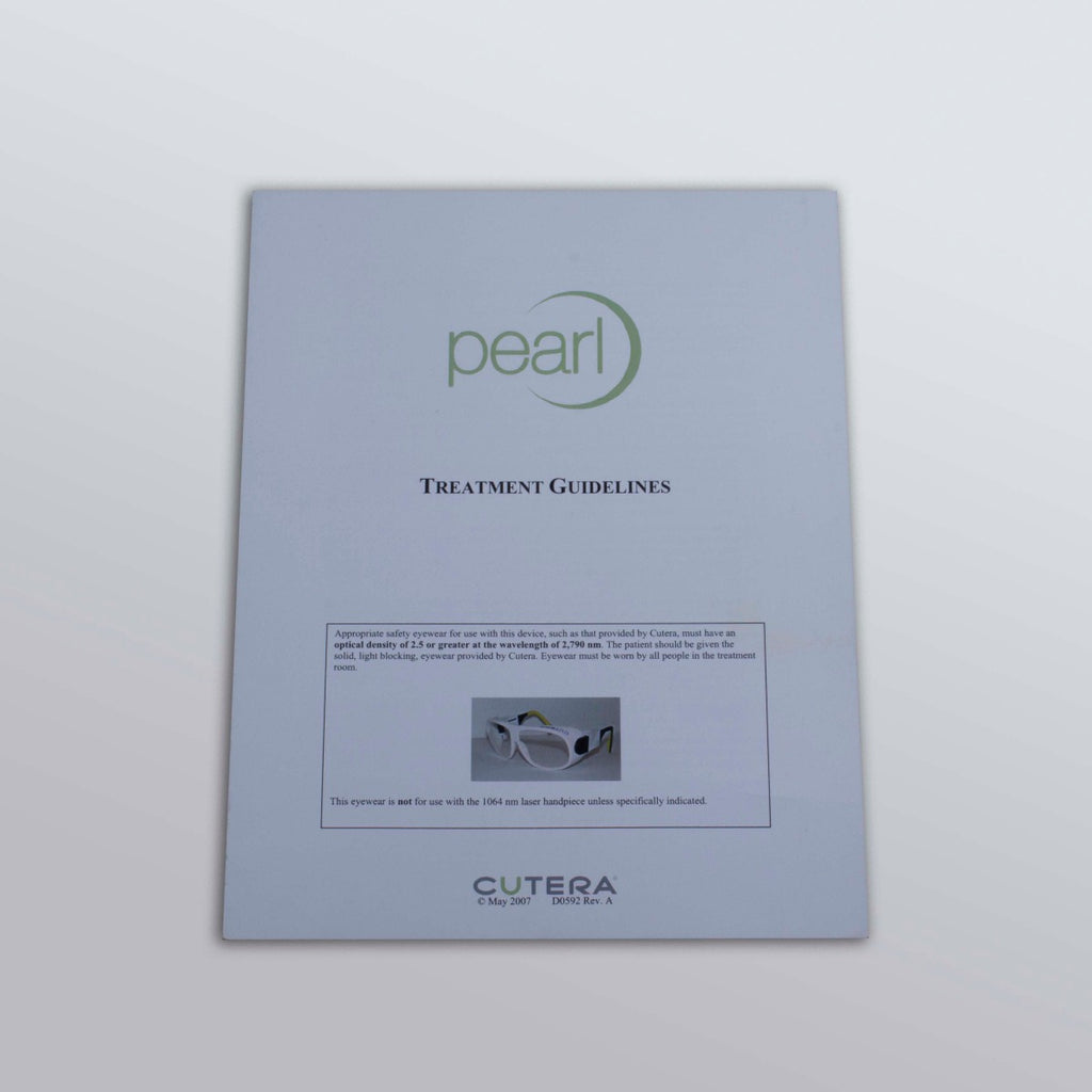 2007 Cutera Pearl Er:YSGG Laser Skin Resurfacing Scanner Treatment Guidelines