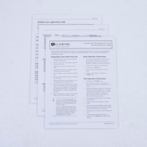 Lumenis VersaPulse P20 Holmium Laser Original Quick Reference Guide Manual