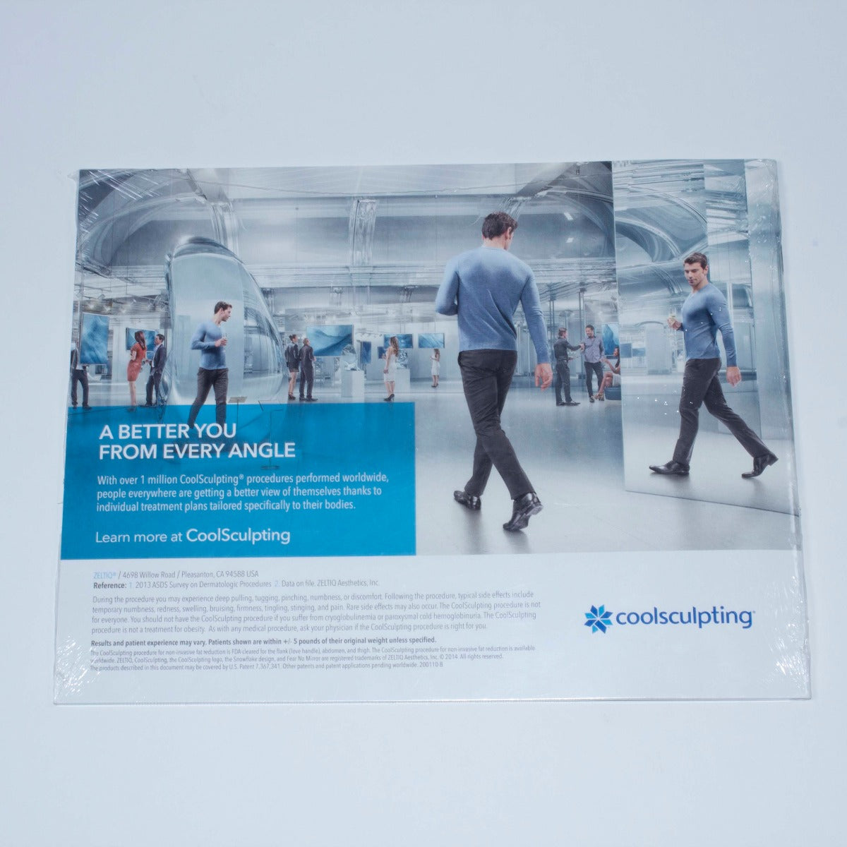 Zeltiq CoolSculpting Fear No Mirror Before & After Lobby Waiting Room Photo Book