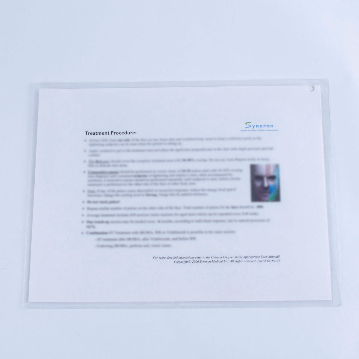 Syneron ReFirme ST Skin Tightening Firming Treatment Quick Reference eLight eMax