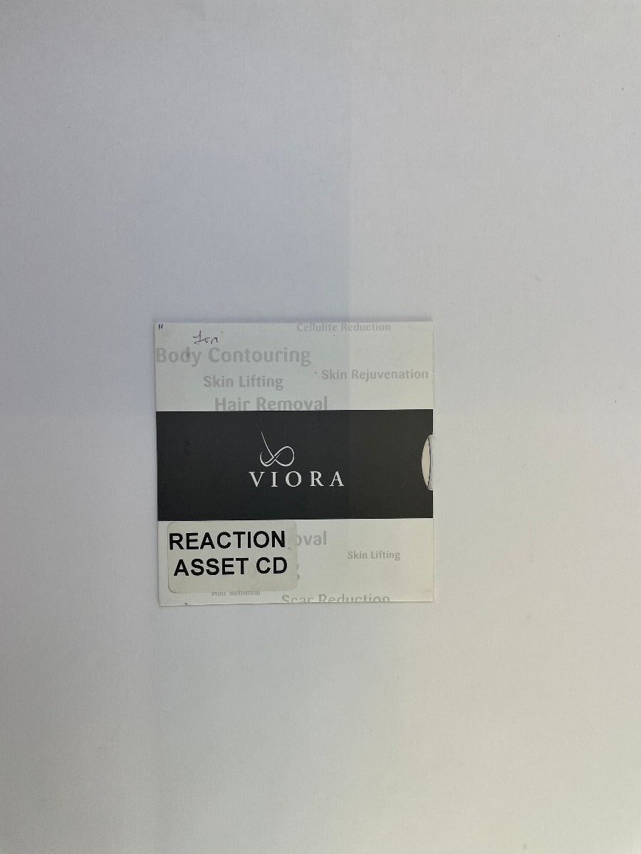 VIORA REACTION ASSET Operator’s Manual CD disc