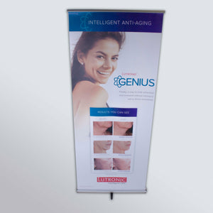 Lutronic Genius RF Microneedling Intelligent Anti-aging Retractable Banner 32x78