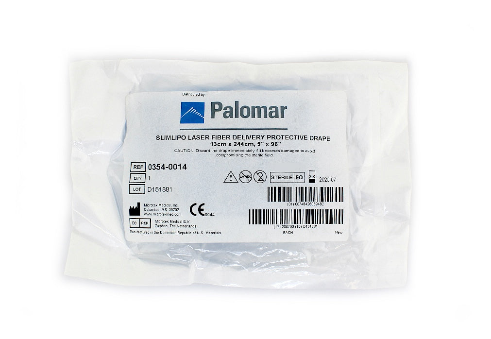 Palomar SlimLipo Laser Fiber Delivery Protective Drape 13cm x 244cm, 5" x 96"