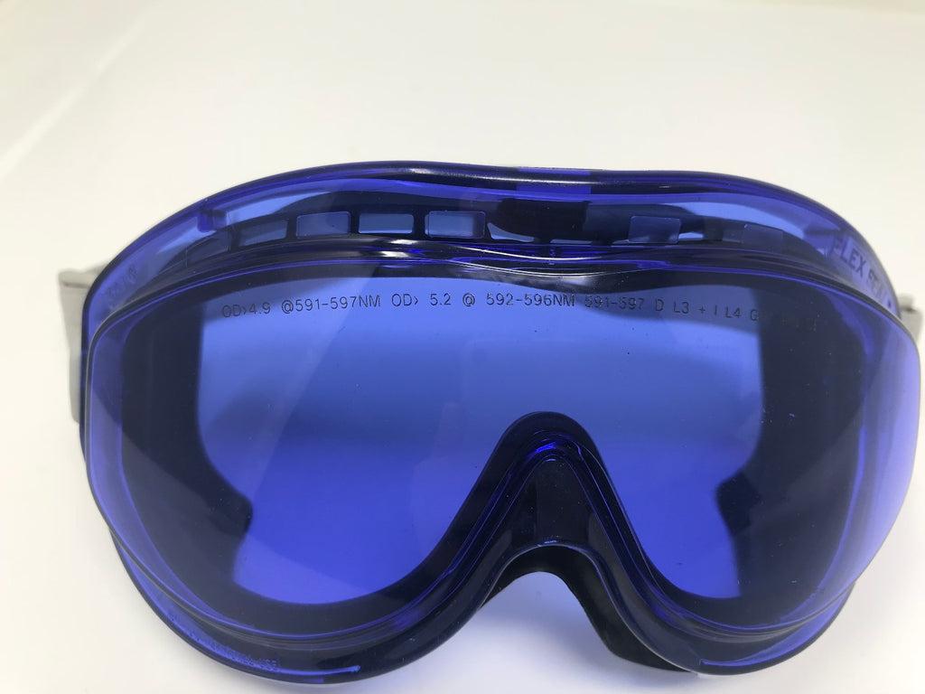 Laser Safety Goggles 595nm Pulsed Dye Vbeam Flex Seal Eye Protection