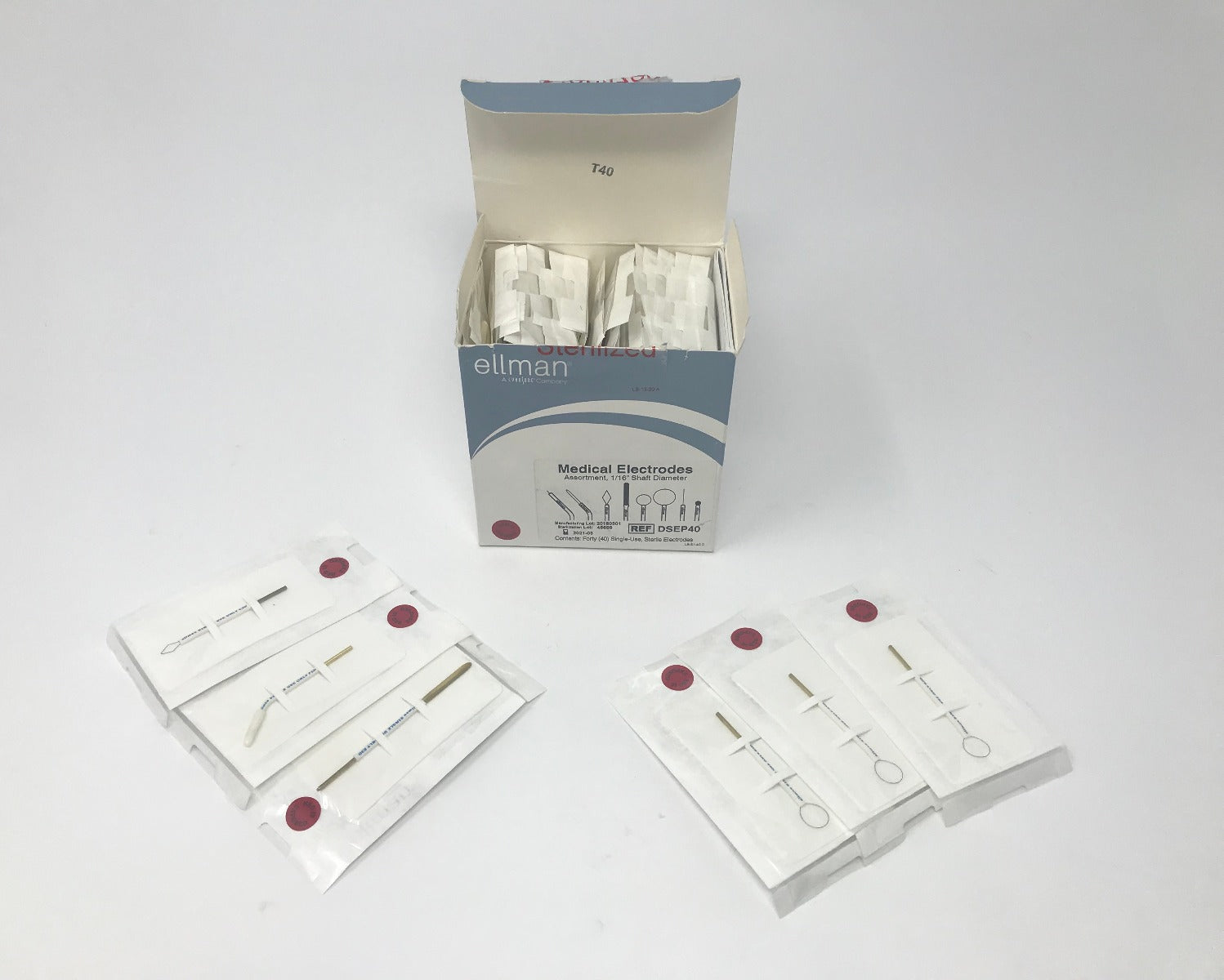 CynoSure Ellman Pelleve RF DSEP40 1/16" Shaft Assorted Electrodes B1D 45 Count