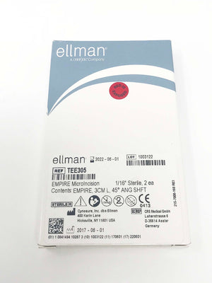 Cynosure Ellman Pelleve Empire Microincision Needle Electrodes TEE305 2 Pack
