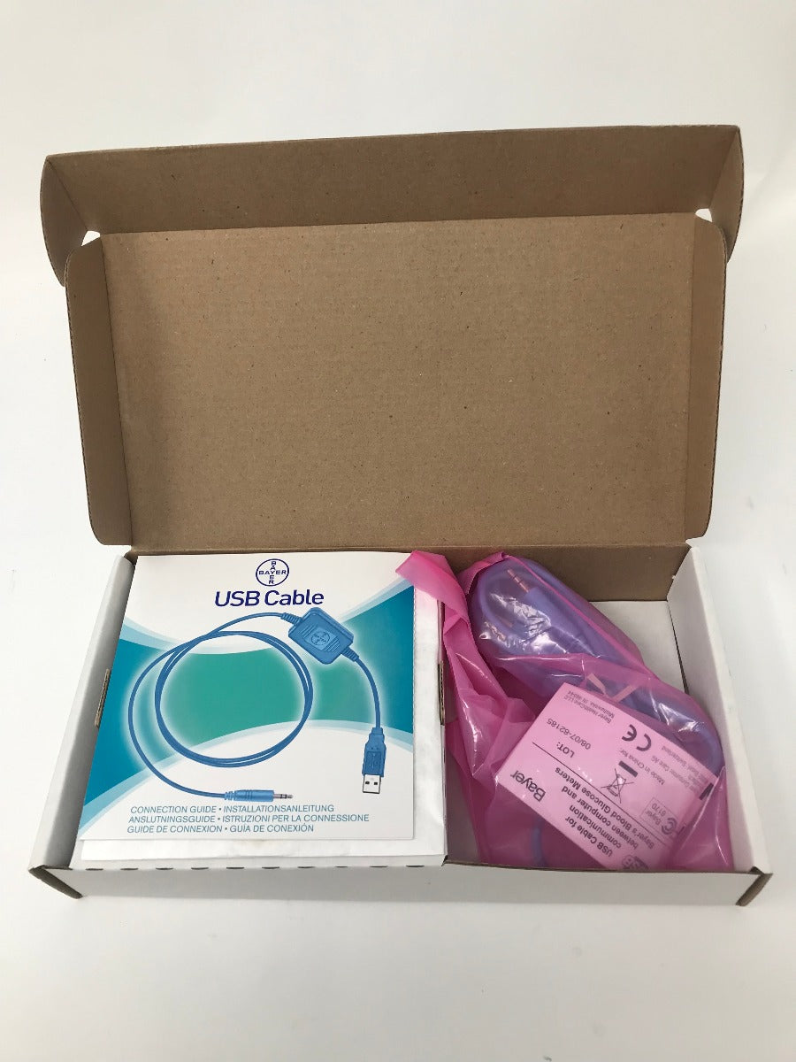 Bayer Blood Glucose Meter USB Data Cable For Contour Breeze Confirm & Elite