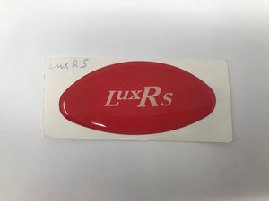 Palomar Lux Rs Red IPL Hair Removal Handpiece Domed Label Logo Decal Single
