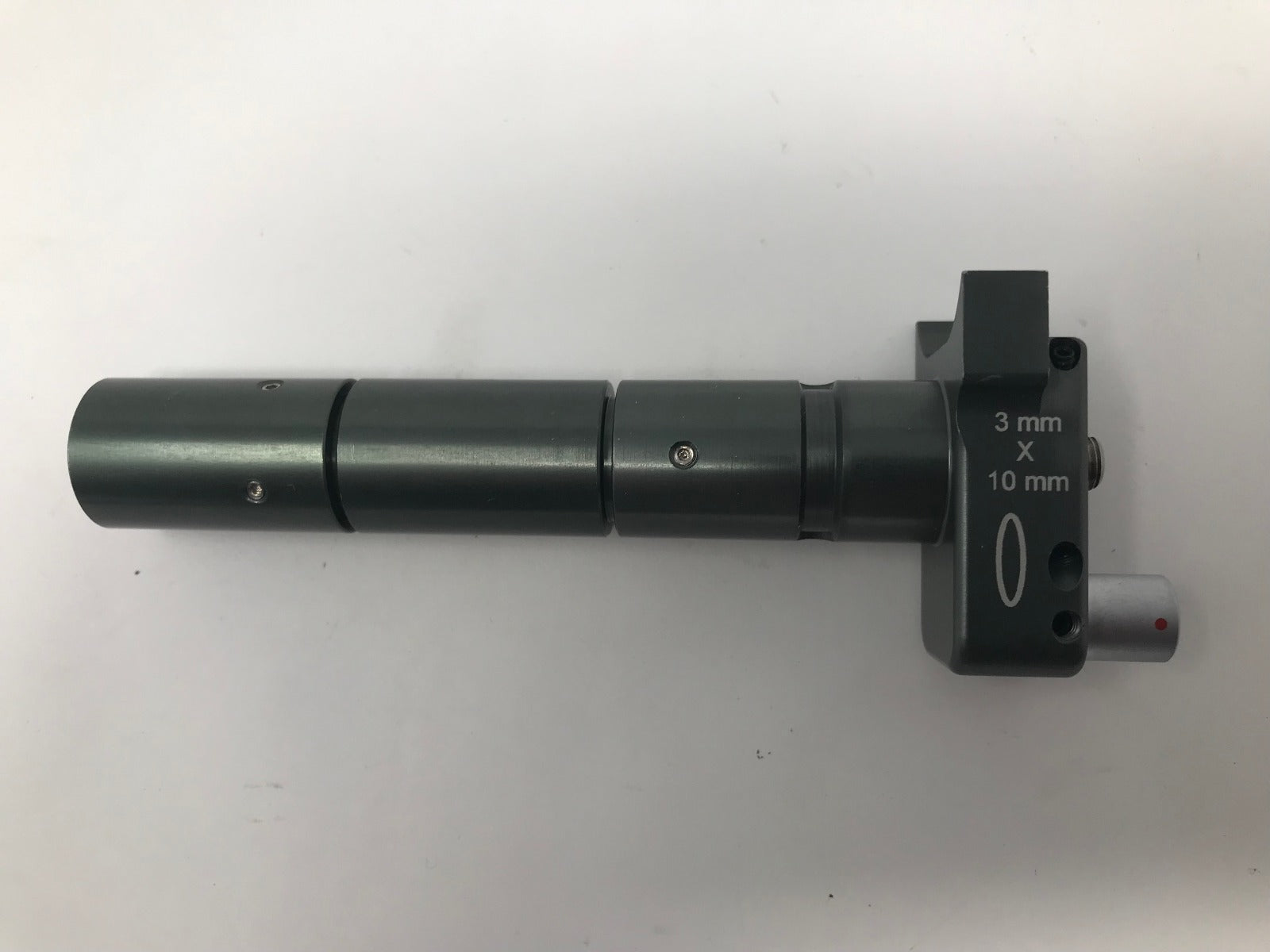 Candela Vbeam PDL Pulsed Dye 3x10 Oval Laser Optic Handpiece Lens Slider Green