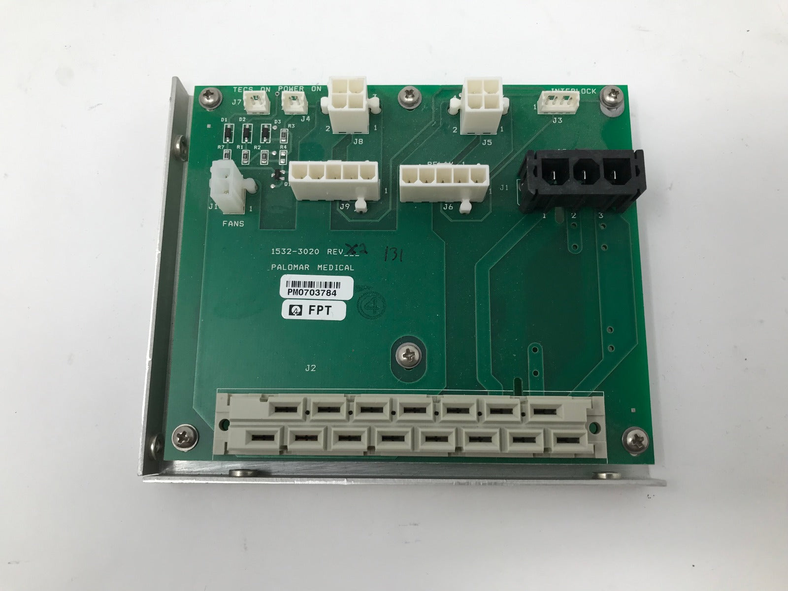 Palomar Starlux 500 Laser/IPL Chiller LED Power Relay Board PCB Card 1532-3020