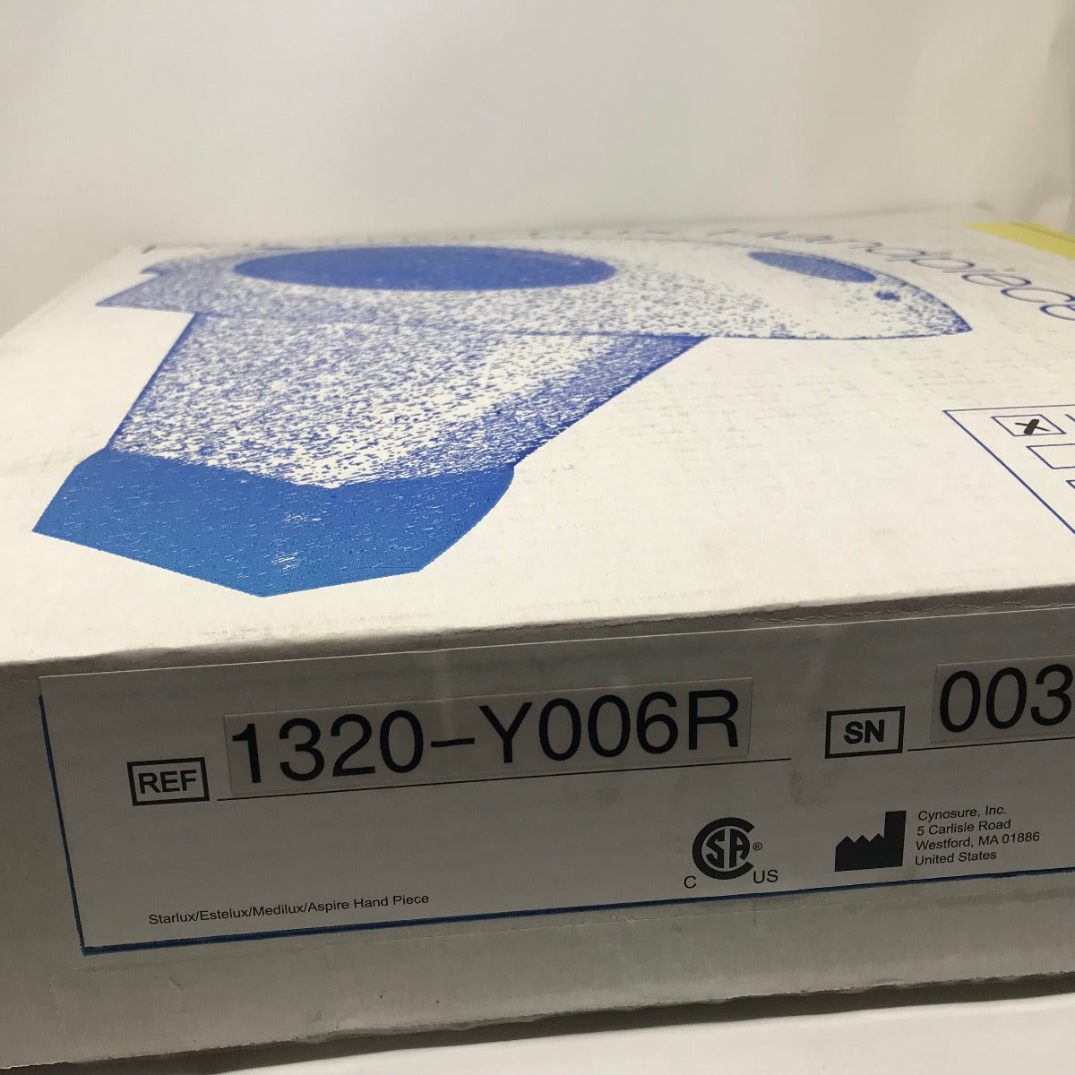 Cynosure Palomar Laser Estelux LuxY HR IPL Handpiece Lux Y 1320-Y006R PARTS