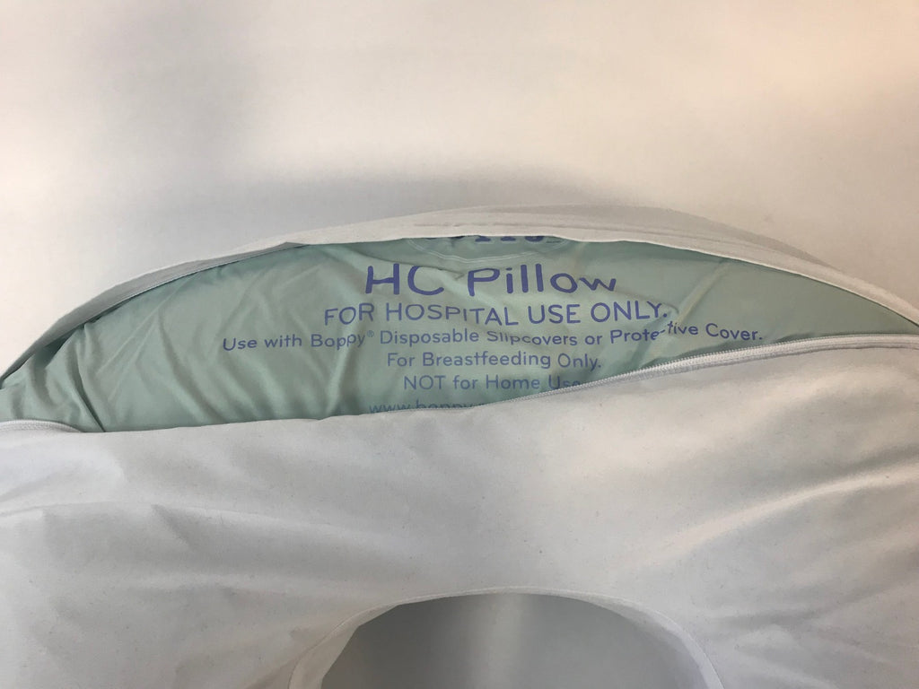 Used Boppy HC Pillow C-Shape Breastfeeding Cushion w/ Washable Protective Cover