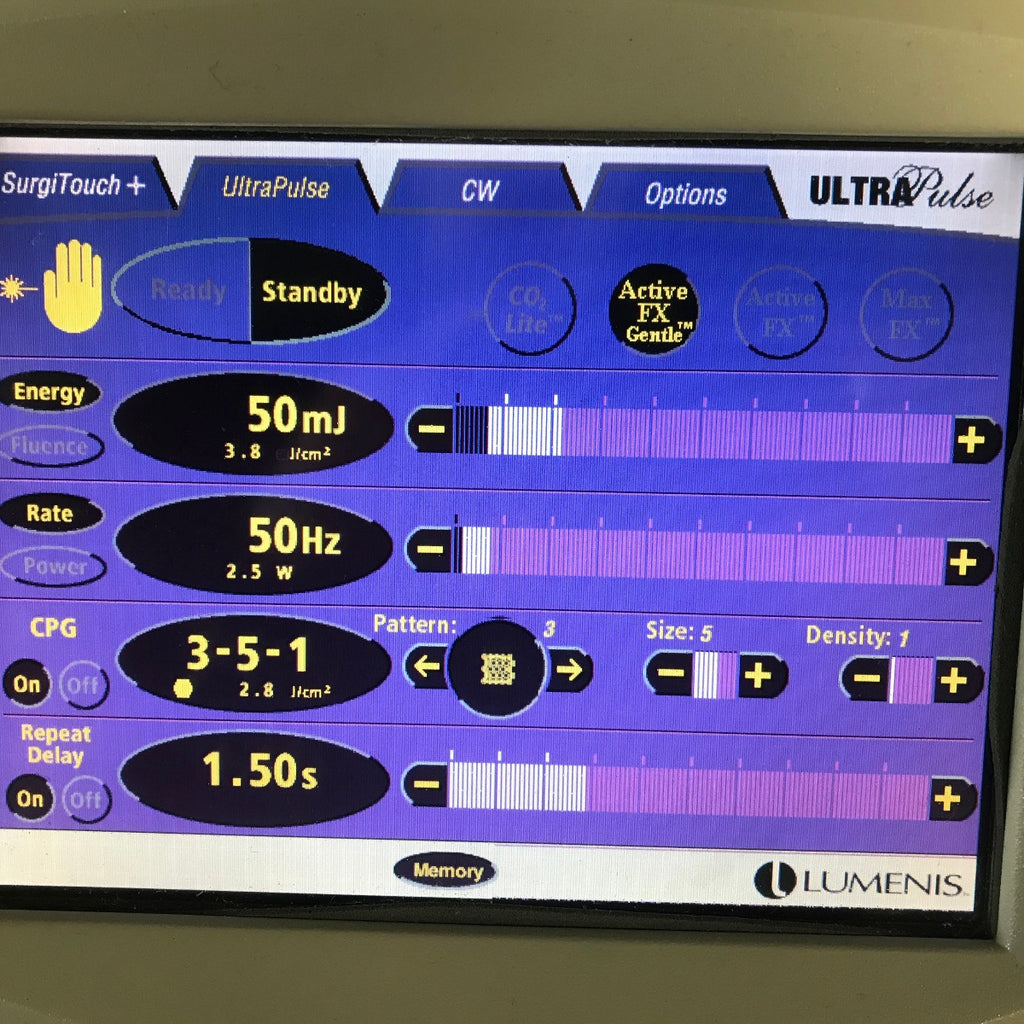 2006 Lumenis UltraPulse SurgiTouch CO2 Laser UltraScan Encore Active FX DeepFX