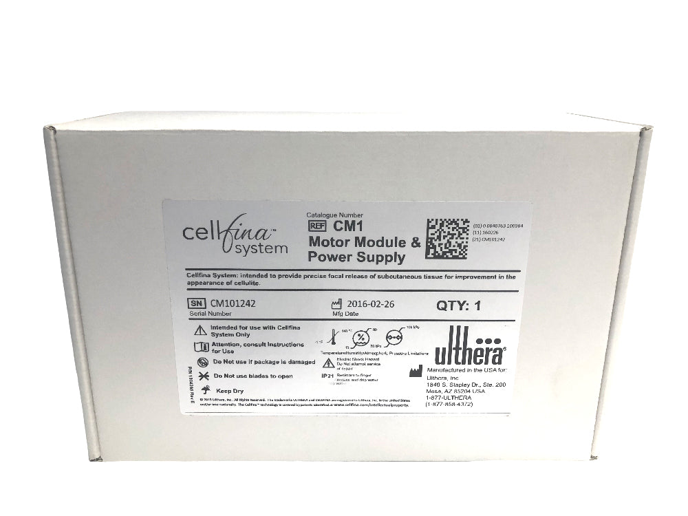 Ulthera Cellfina CM1 Motor Module Power Supply Tracker Cellulite Appearance