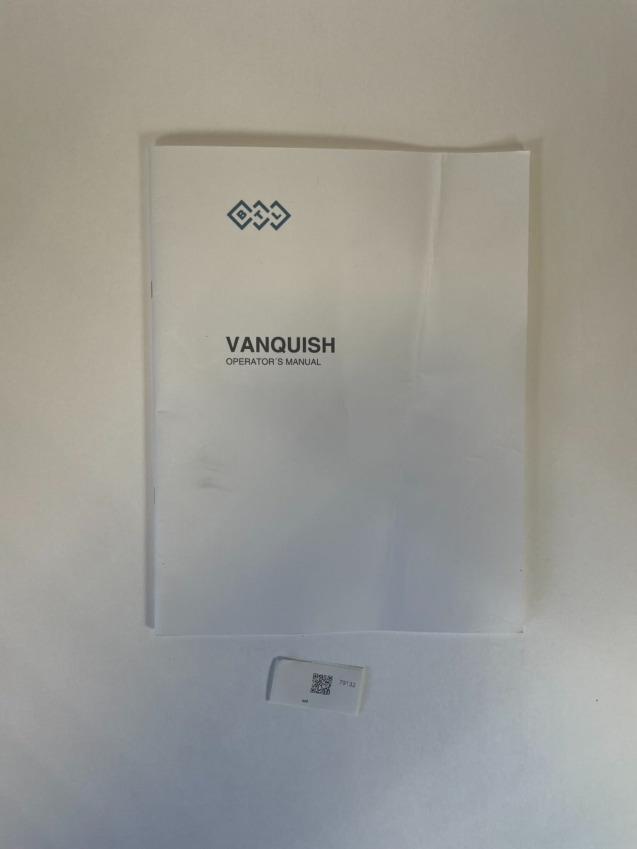 BTL Vanquish User Operator Manual