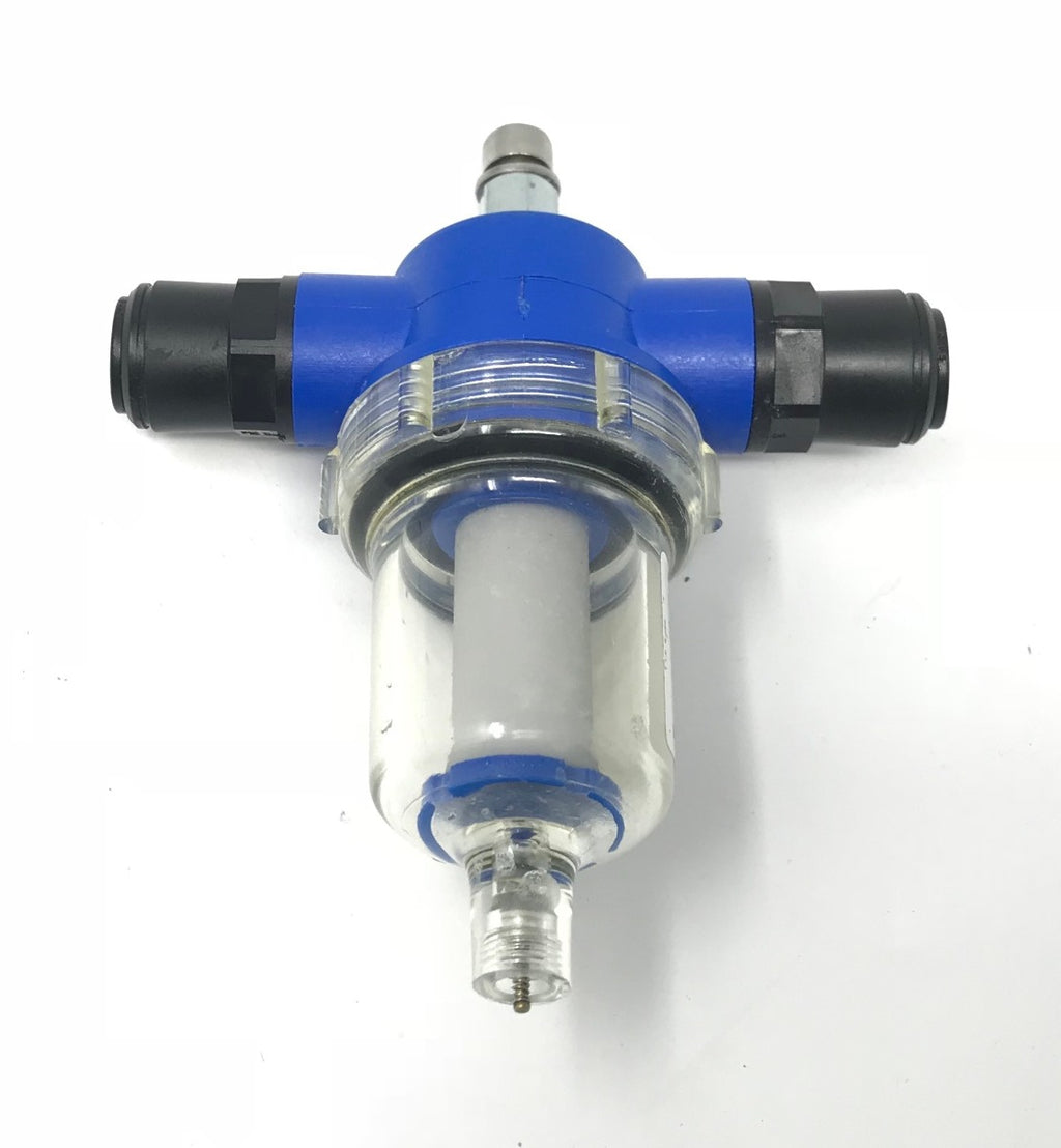 Asclepion MeDioStar XT Laser System Coolant Water In-Line T-Line Filter Assembly