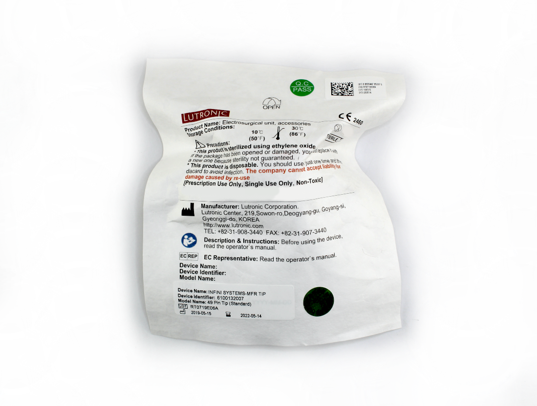 Lutronic Infini Systems-MFR Tip Microneedling 49-Pin Cartridge MFR 49