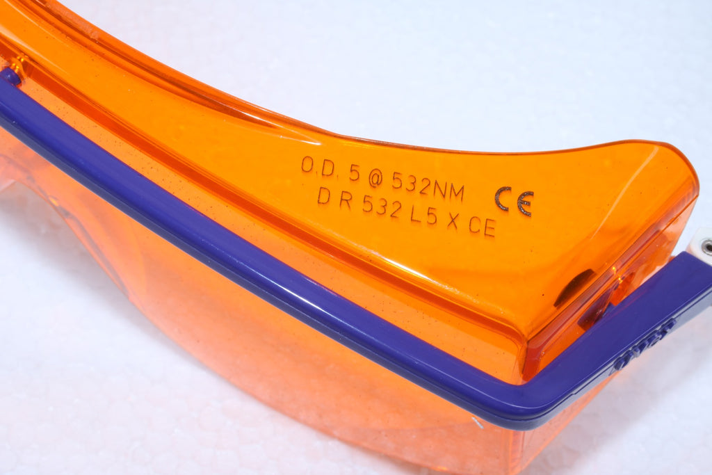 LaserScope KTP Laser Operator Eyewear 532 nm Safety Glasses L99-OTG-KTP/L
