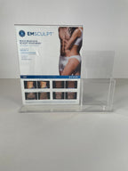 BTL EMSCULPT BOOK A CONSULTATION Brochure Acrylic stand