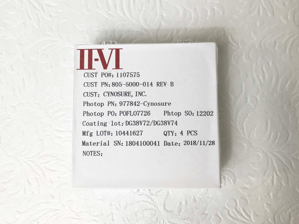 Factory New Cynosure ELMD ELNL Apogee 755/1064 Beam Combiner Lens 805-5000-014
