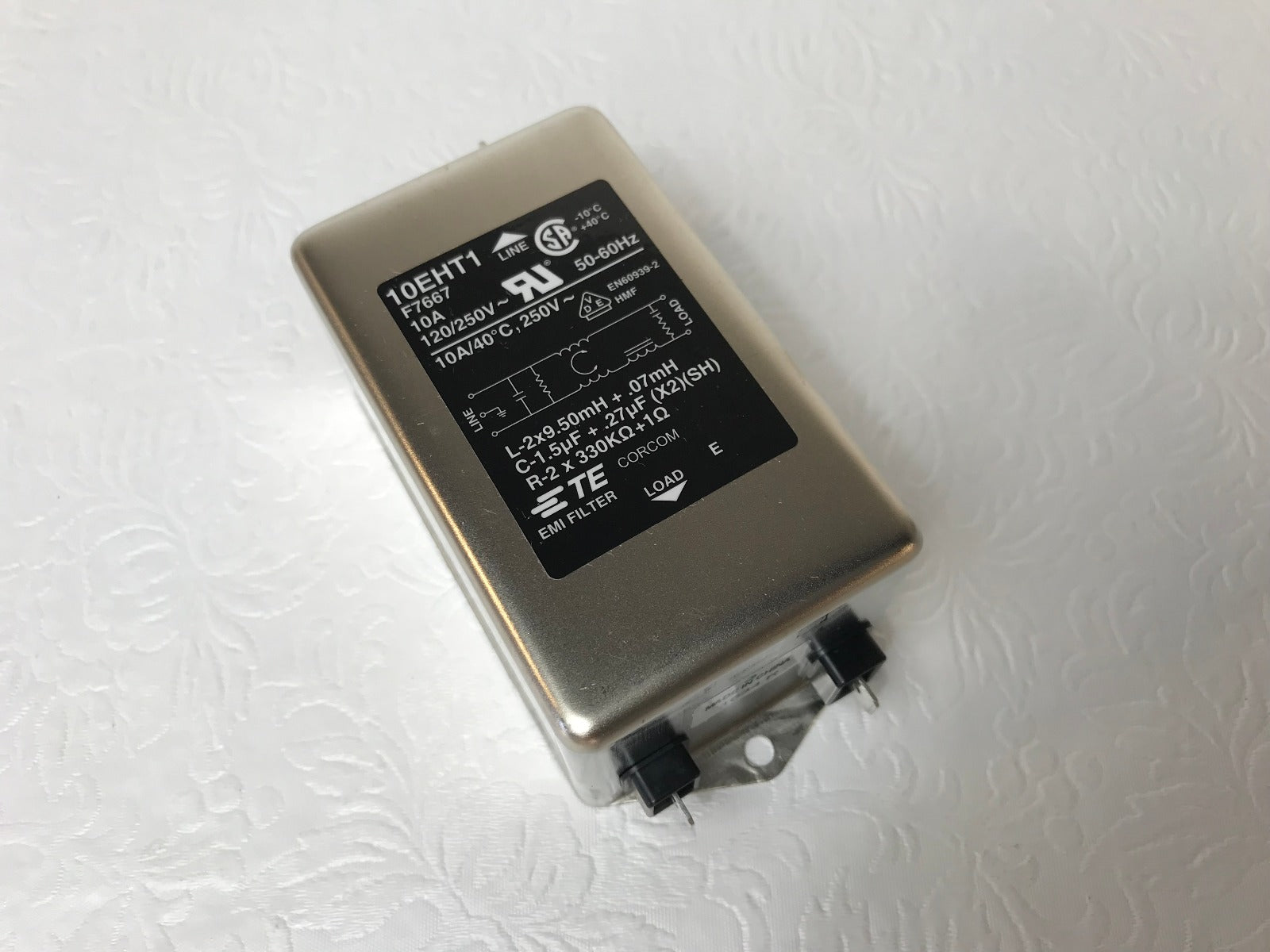Factory New Cynosure Palomar Starlux 300/500/QYAG5 10A AC Line Filter 52-0448-00