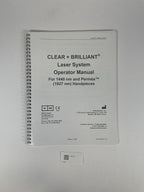 Clear+Brilliant Laser System Operator Manual P009341-03 1440nm and Permea