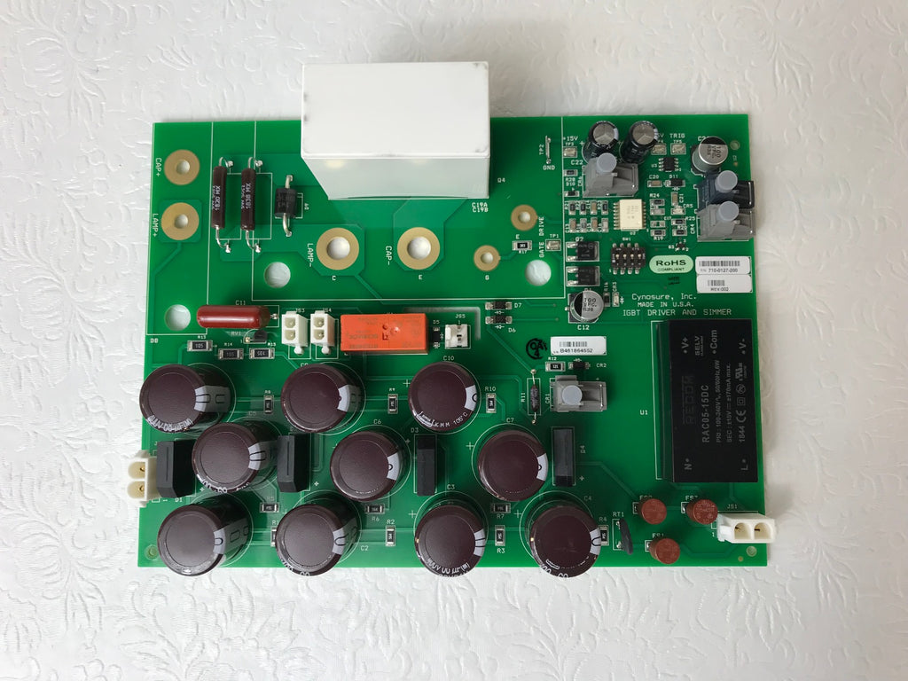 Factory New Cynosure Elite/Accolade/Cynergy IGBT Driver Simmer PCB 710-0127-200