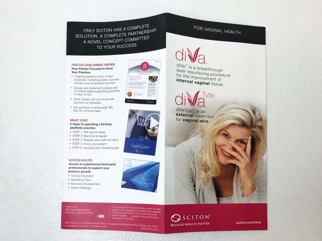 Sciton DiVa/DiVa Tyte Laser Vaginal Rejuvenation Expansion Module Brochure QTY 9