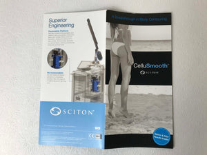Sciton Joule CelluSmooth Laser Cellulite Reduction Patient Brochures QTY 25