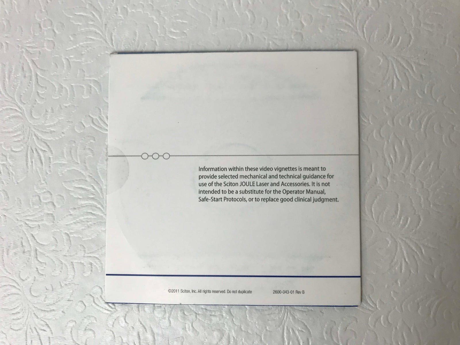 Sciton Using The Joule Clinical Education Video Guidance DVD