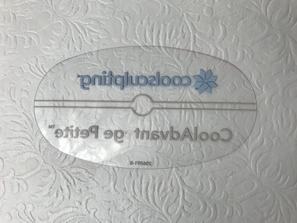 Zeltiq CoolSculpting CoolAdvantage Petite Placement Marking Card Template 206091