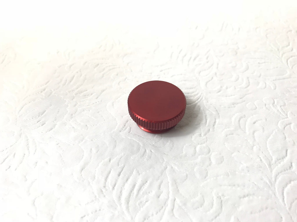Threaded Red Metal Dust Plug Aperture Cover Articulated Laser Delivery Arm 7/8"