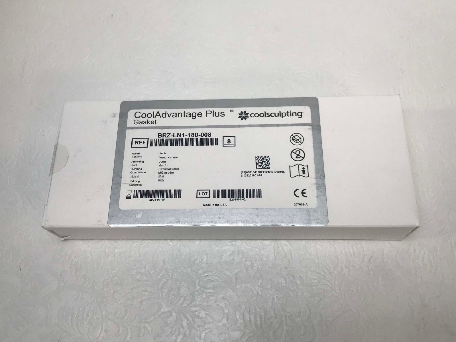Zeltiq Cool Advantage CoolSculpting CoolAdvantage Plus Gasket BRZ-LN1-180-008 X8