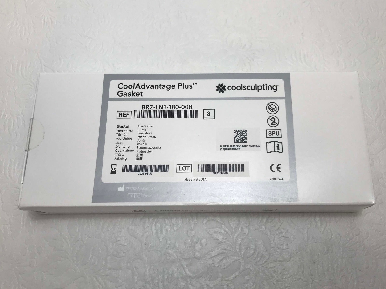 NEW Zeltiq Advantage Cool Sculpting CoolAdvantage Plus Gasket BRZ-LN1-180-008