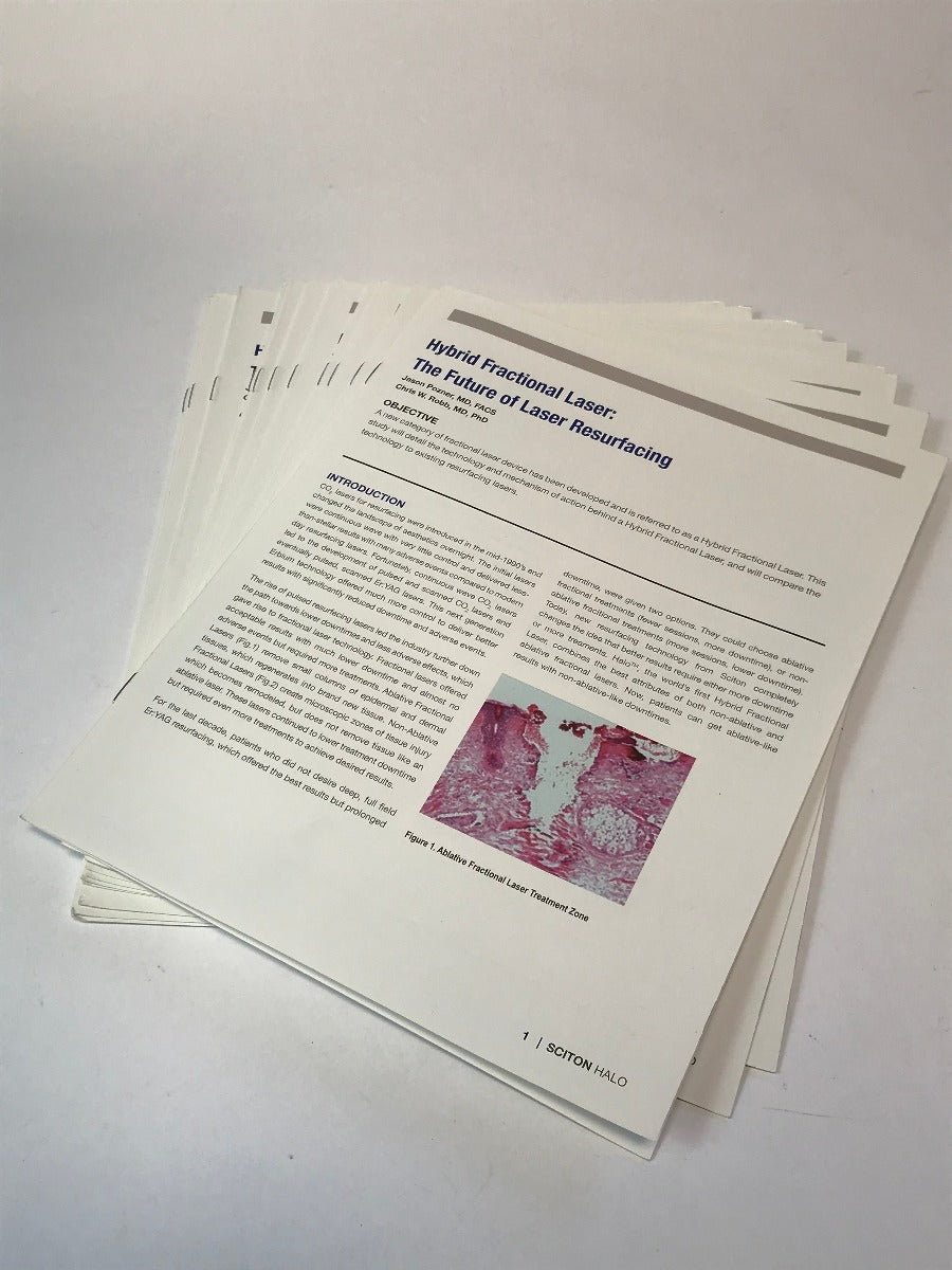 Sciton Joule Halo Hybrid Fractional Laser Skin Resurfacing Case Study Reports