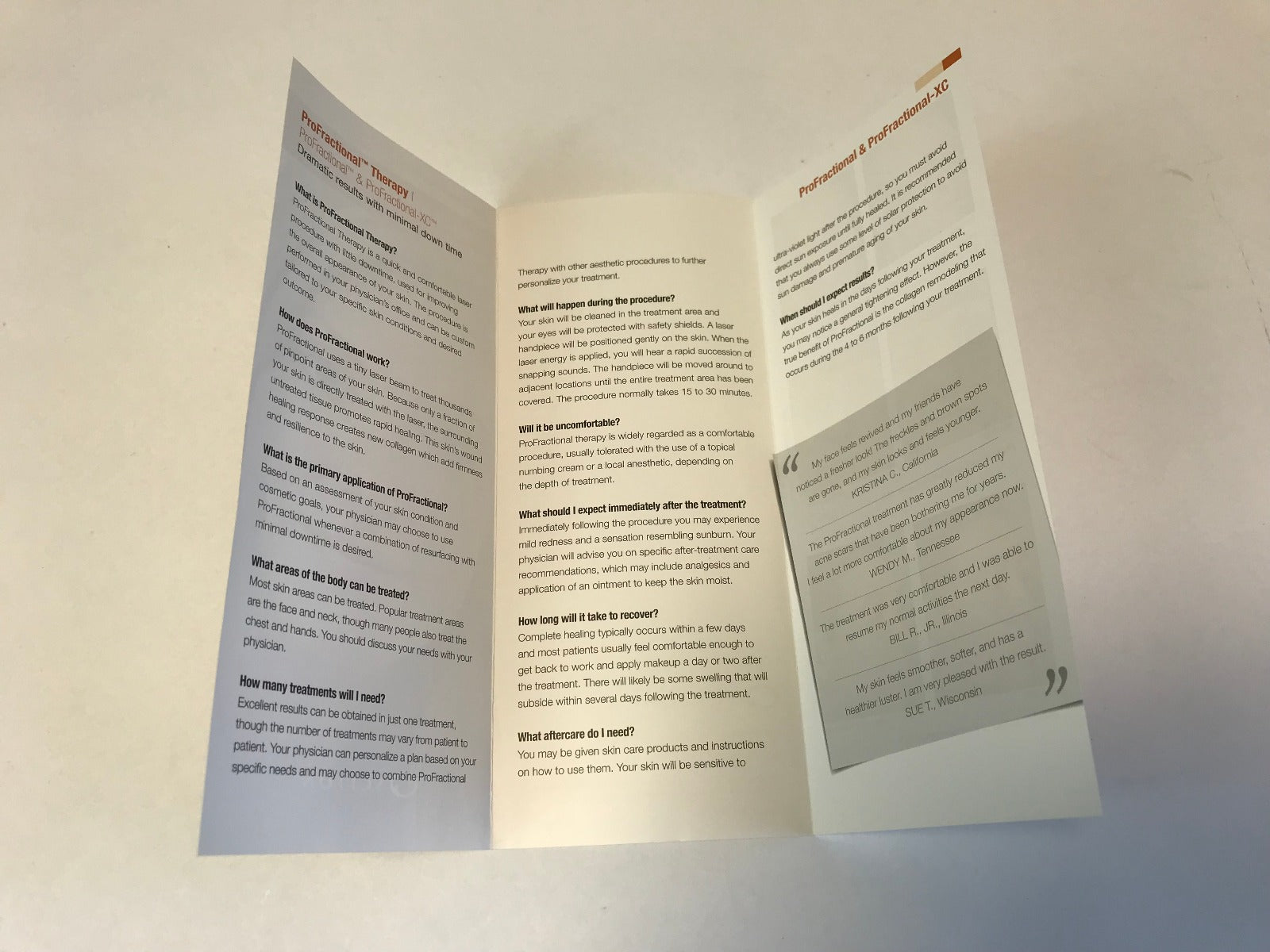 Sciton Joule Laser ProFractional XC Fractional Skin Resurfacing Patient Brochure