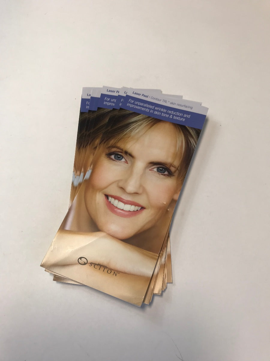 2010 Sciton Joule Contour TRL Laser Peel Resurfacing Patient Brochures 25 Pack