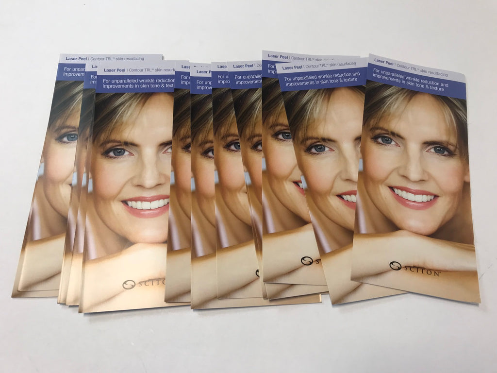 2010 Sciton Joule Contour TRL Laser Peel Resurfacing Patient Brochures 25 Pack